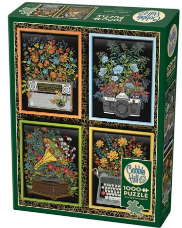 Puzzelwereld legpuzzels cobble hil 40134 floral objects 1000 stukjes d
