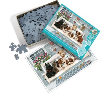 Puzzelwereld legpuzzels cobble hil 47006 porch pals 350 familiestukjes x