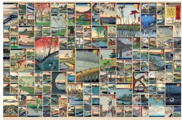Puzzelwereld legpuzzels cobble hill 2000 stukjes 100 famous views of edo 89017