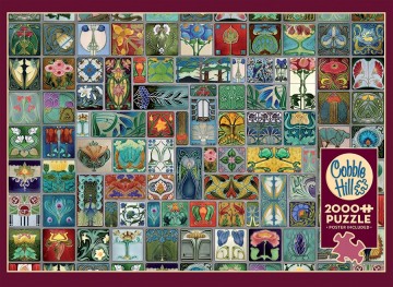 Puzzelwereld legpuzzels cobble hill 2000 stukjes tilework 49017 x