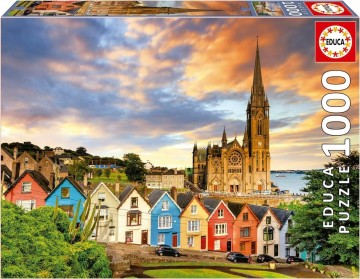 Puzzelwereld legpuzzels educa 19927   cobh kathedraal ierland   1000 stukjes f