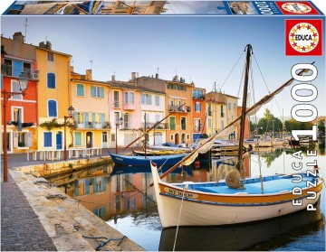 Puzzelwereld legpuzzels educa 19928   haven van marigues provence   1000 stukjes f