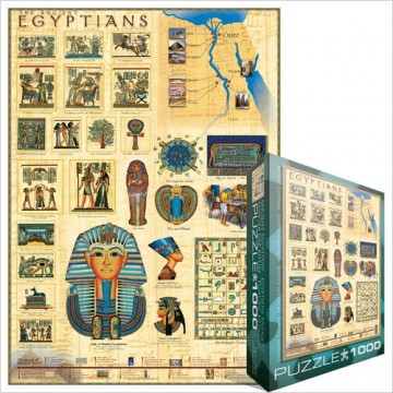 Puzzelwereld legpuzzel eurographics 0083 collage egypye 1000 stukjes LP