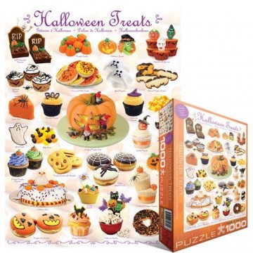 Puzzelwereld legpuzzel eurographics 0432 halloween traktaties 1000 stukjes LP