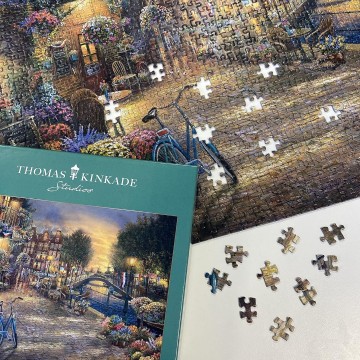 Puzzelwereld legpuzzels gibsons 6308 1000 stukjes amsterdam cafe d2