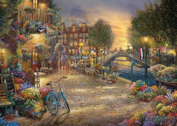 Puzzelwereld legpuzzels gibsons 6308 1000 stukjes amsterdam cafe p