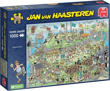 Puzzelwereld legpuzzels jan van haasteren highland games legpuzzel 1000 stukjes