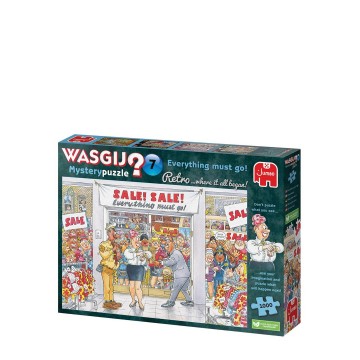 Puzzelwereld legpuzzels jumbo 00018 wasgij mystery retro 7 uitverkoop 1000 stukjes r