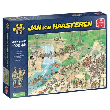 Puzzelwereld legpuzzels jumbo 00316  jan van haasteren jungletocht nk legpuzzelen 2024 1000 stukjes l
