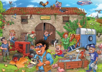 Puzzelwereld legpuzzels jumbo 00513 wasgij destiny 30 een gelukkige oogst 1000 stukjes p