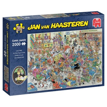 Puzzelwereld legpuzzels jumbo 00523  jan van haasteren nk mens erger je niet 2000 2000 stukjes p