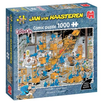 Puzzelwereld legpuzzels jumbo 00528  jan van haasteren oldtimers karren maar 1000 stukjes l
