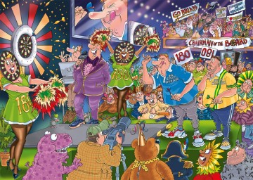 Puzzelwereld legpuzzels jumbo 00804 wasgij mystery 30 bullseye 1000 stukjes p