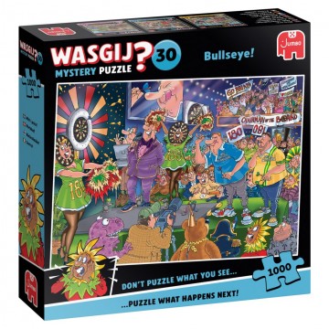 Puzzelwereld legpuzzels jumbo 00804 wasgij mystery 30 bullseye 1000 stukjes r