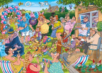 Puzzelwereld legpuzzels jumbo 00903 wasgij mystery 31 gender reveal 1000 stukjes p