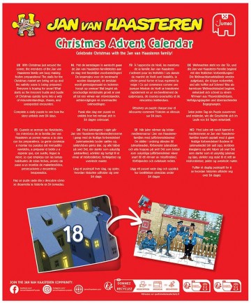 Puzzelwereld legpuzzels jumbo advent 00882 jan van haasteren 24x54 stukjes a