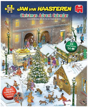 Puzzelwereld legpuzzels jumbo advent 00882 jan van haasteren 24x54 stukjes f