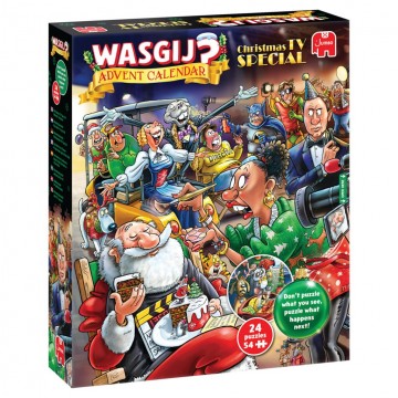 Puzzelwereld legpuzzels jumbo advent 2026 00907 wasgij 24x54 stukjes l