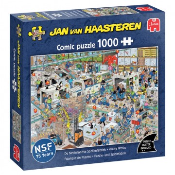 Puzzelwereld legpuzzels jumbo de spellenfabriek 00539 jan van haasteren 1000 stukjes l