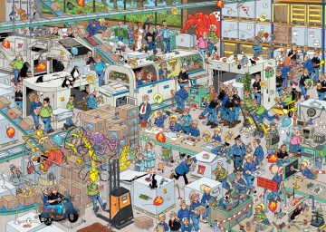 Puzzelwereld legpuzzels jumbo de spellenfabriek 00539 jan van haasteren 1000 stukjes p