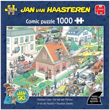 Puzzelwereld legpuzzels jumbo de wet van murphy 00814 jan van haasteren 1000 stukjes f