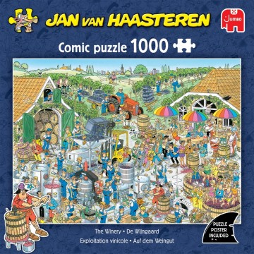 Puzzelwereld legpuzzels jumbo de wijngaard 00604 jan van haasteren 1000 stukjes f