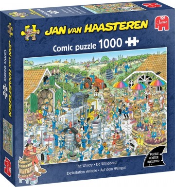 Puzzelwereld legpuzzels jumbo de wijngaard 00604 jan van haasteren 1000 stukjes l