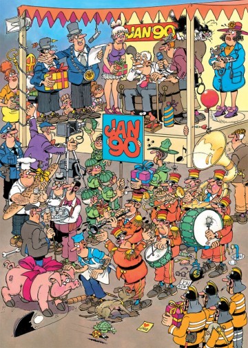 Puzzelwereld legpuzzels jumbo fijne 90ste 00954 jan van haasteren 500 stukjes p
