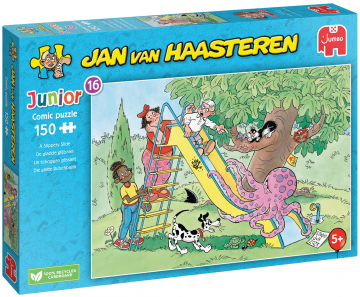 Puzzelwereld legpuzzels jumbo jan van haasteren 00319 een gladde glijbaan 150 stukjes l