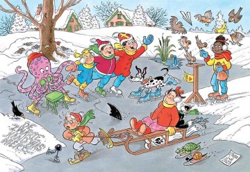 Puzzelwereld legpuzzels jumbo jan van haasteren schaatsen 00320 240 stukjes p