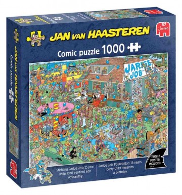 Puzzelwereld legpuzzels jumbo jarige job jumbo01887 1000 stukjes l