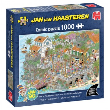 Puzzelwereld legpuzzels jumbo leve de middellandse zee 00880 jan van haasteren 1000 stukjes l