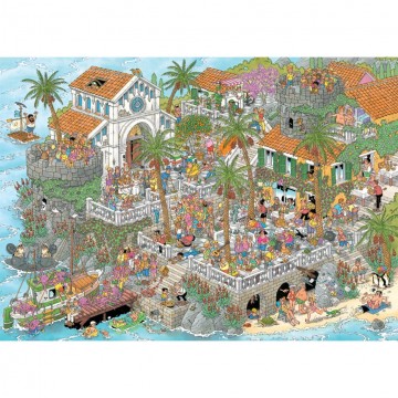 Puzzelwereld legpuzzels jumbo leve de middellandse zee 00880 jan van haasteren 1000 stukjes p