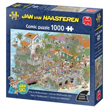 Puzzelwereld legpuzzels jumbo leve de middellandse zee 00880 jan van haasteren 1000 stukjes r
