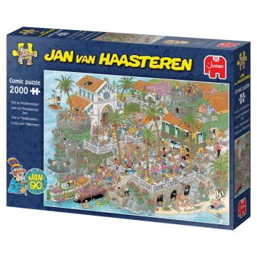 Puzzelwereld legpuzzels jumbo leve de middellandse zee 00881 jan van haasteren 2000 stukjes r