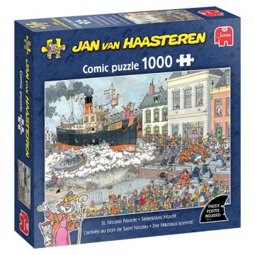 Puzzelwereld legpuzzels jumbo sinterklaas intocht 00537 jan van haasteren 1000 stukjes l