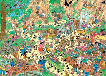 Puzzelwereld legpuzzels jumbo vrolijke fladderaars 00535 jan van haasteren 1000 stukjes p