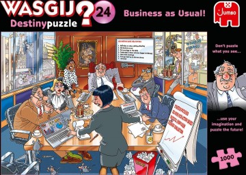 Puzzelwereld legpuzzels jumbo wasgij destiny 24 business as usual 1000 stukjes f