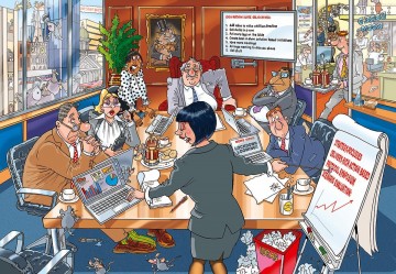 Puzzelwereld legpuzzels jumbo wasgij destiny 24 business as usual 1000 stukjes p