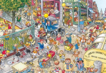 Puzzelwereld legpuzzels jumbo wasgij destiny retro 6 childs play 1000 stukjes p