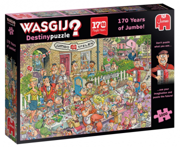 Puzzelwereld legpuzzels jumbo wasgij destiny wasgij 00223 jumbo 170 jaar 1000 stukjes l