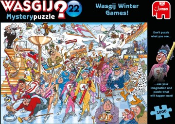 Puzzelwereld legpuzzels jumbo wasgij mystery 22 wasgij winter games 1000 stukjes f