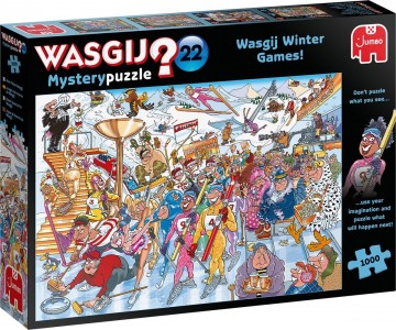 Puzzelwereld legpuzzels jumbo wasgij mystery 22 wasgij winter games 1000 stukjes l