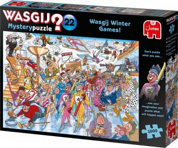 Puzzelwereld legpuzzels jumbo wasgij mystery 22 wasgij winter games 1000 stukjes r