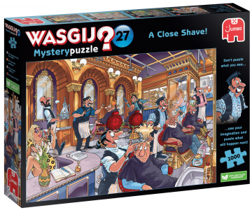 Puzzelwereld legpuzzels jumbo wasgij mystery 27  vlam in de pan jumbo 00337 1000 stukjes l