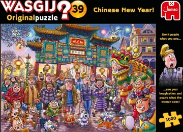 Puzzelwereld legpuzzels jumbo wasgij original 39 chinese new year 1000 stukjes f
