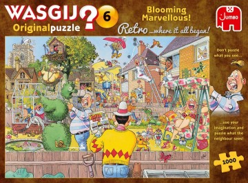 Puzzelwereld legpuzzels jumbo wasgij original retro 6 blooming marvellous 1000 stukjes f