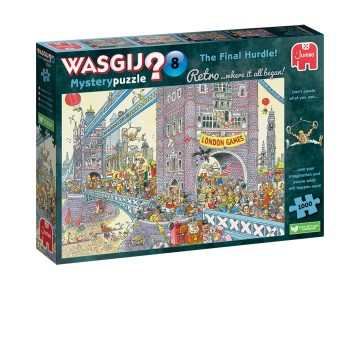 Puzzelwereld legpuzzels jumbo wasgij retro mystery 8 de laatste horde jumbo 00330 1000 stukjes l