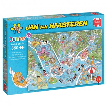 Puzzelwereld legpuzzels jumbo waterglijbaangekte junior 22 00533 jan van haasteren 360 stukjes l