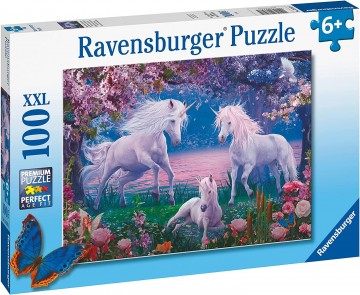 Puzzelwereld legpuzzels ravensburger 13347 betoverende eenhoorns 100xxl d